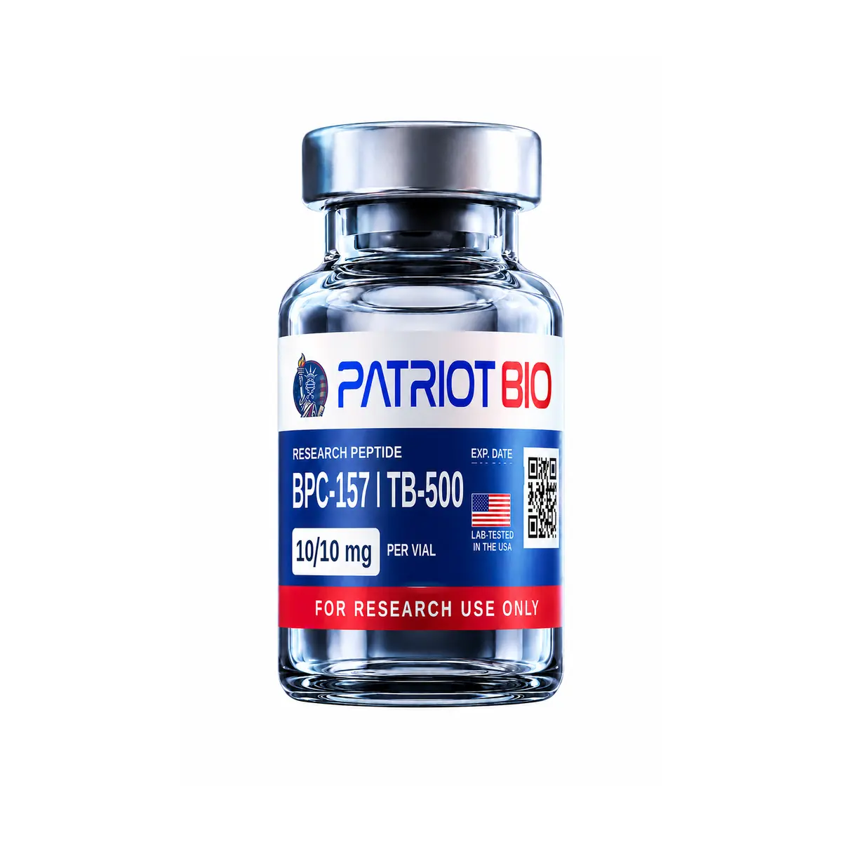 BPC-157/TB-500 research peptide vial
